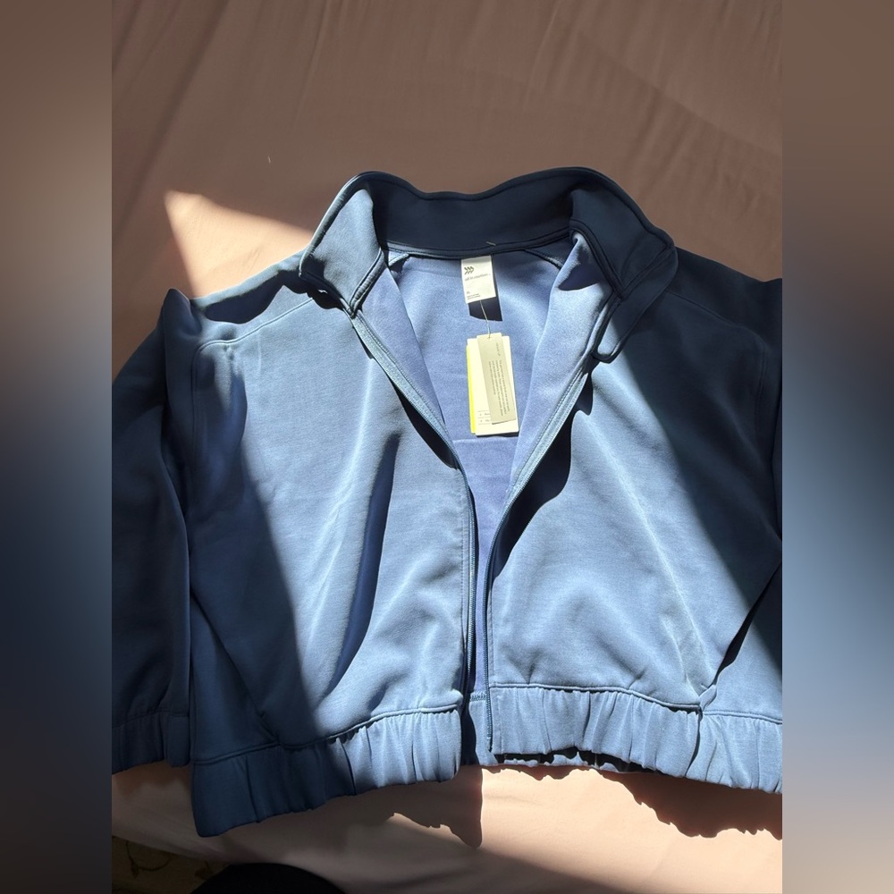 All in Motion Blue Scuba Jacket Size XL